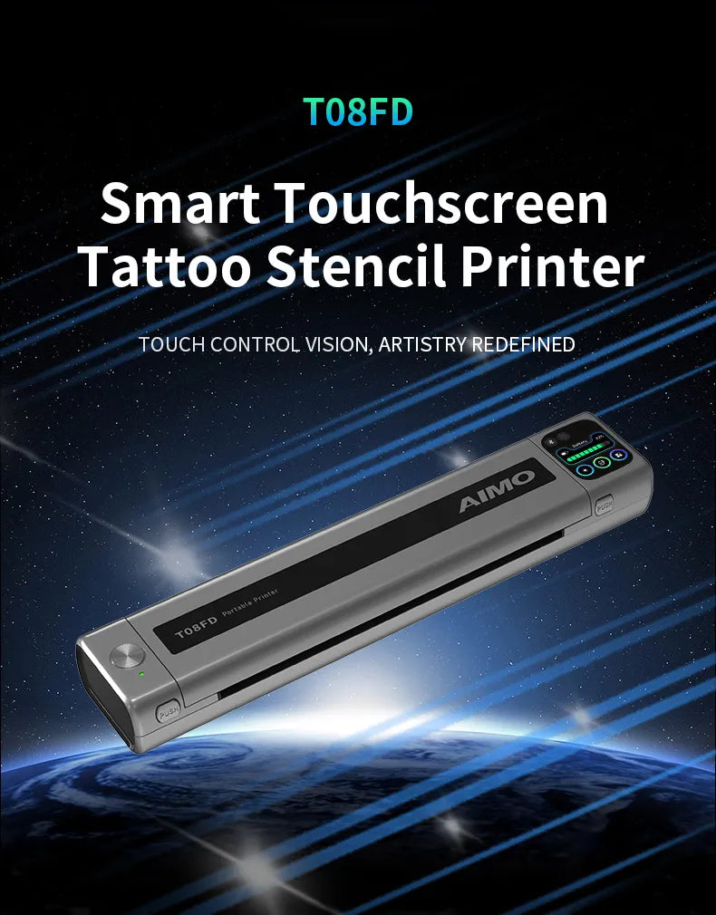 Thermal Stencil Printer AIMO T08FD | Touch Screen and LED Screen