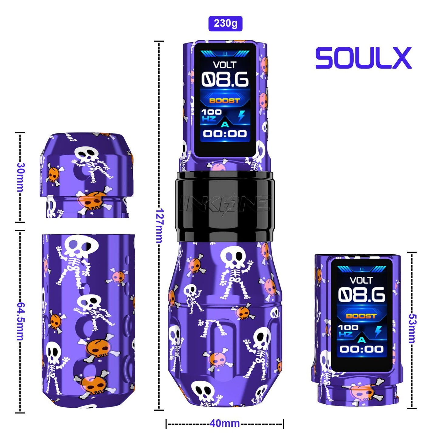 INKONE SOULX | next generation wireless tattoo machine