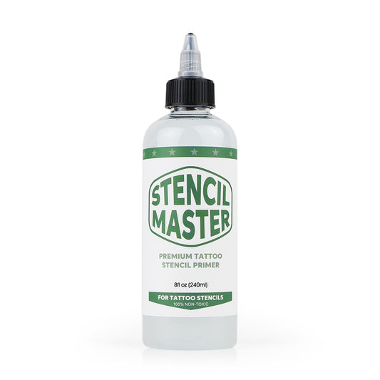 Premium Transfer Tattoo Stencil One of the best and most adhesive stencil gels ever made! Completely safe for the skin, does not contain substances that would cause an allergic reaction or itching 240ml 8oz