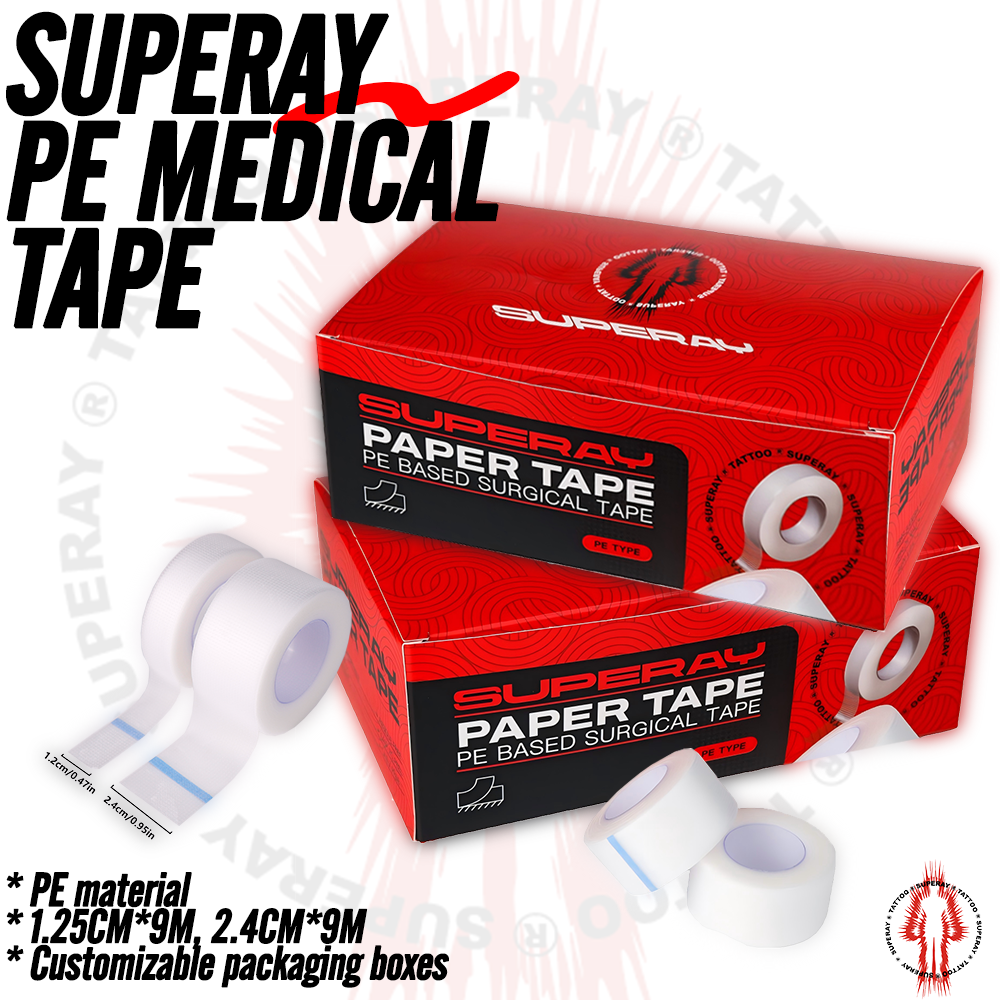 SUPERAY PE Tattoo Medical Tape | Medical polyethylene tape