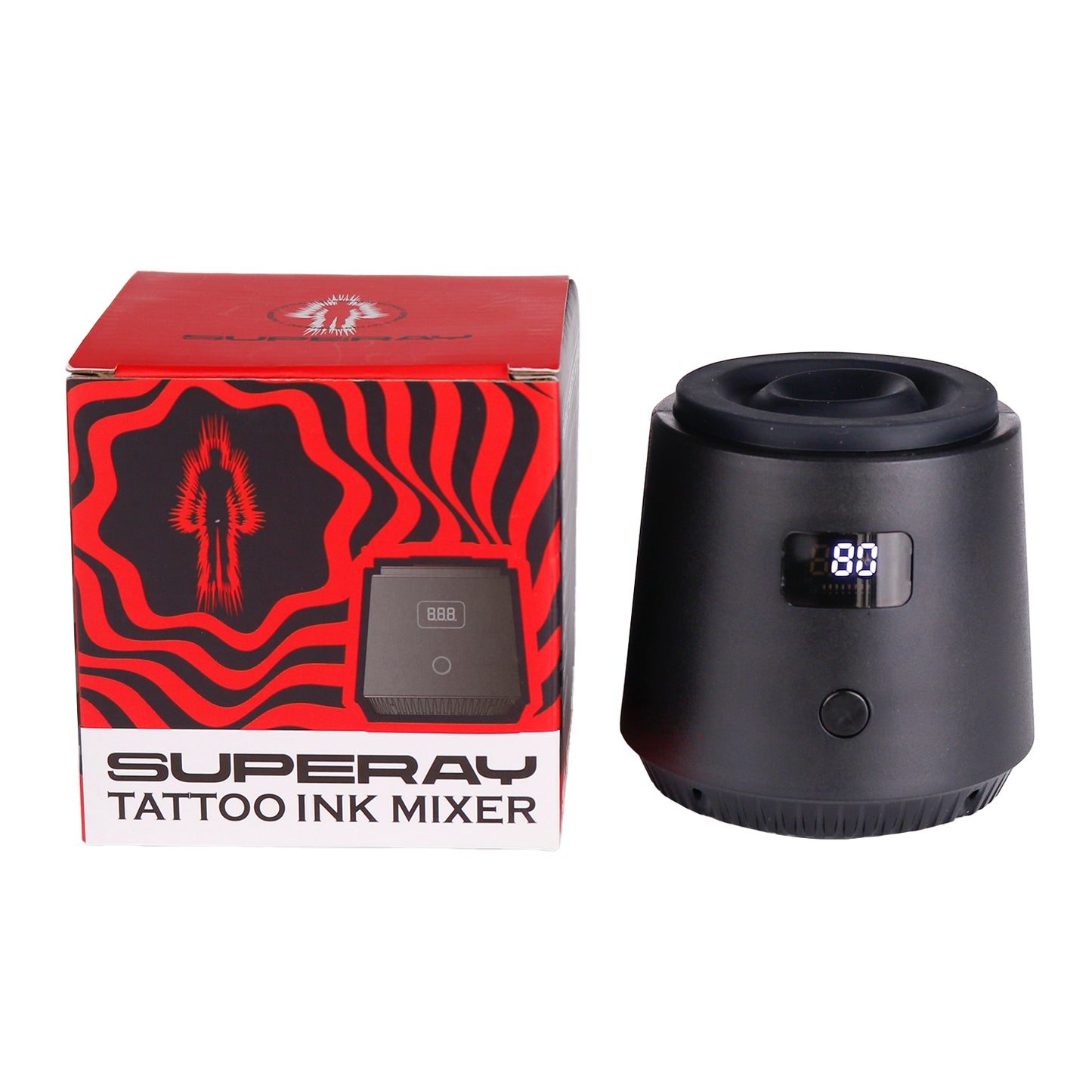 SUPERAY Tattoo Bottle Mixer | Професионален шейкър за мастило