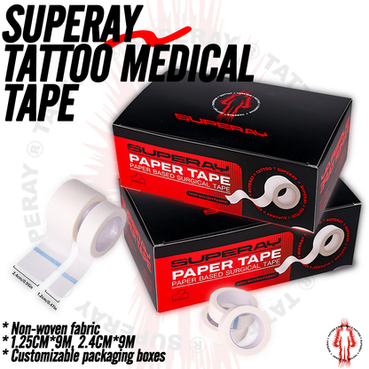 SUPERAY Tattoo Medical Tape | Медицинска хартияна лента