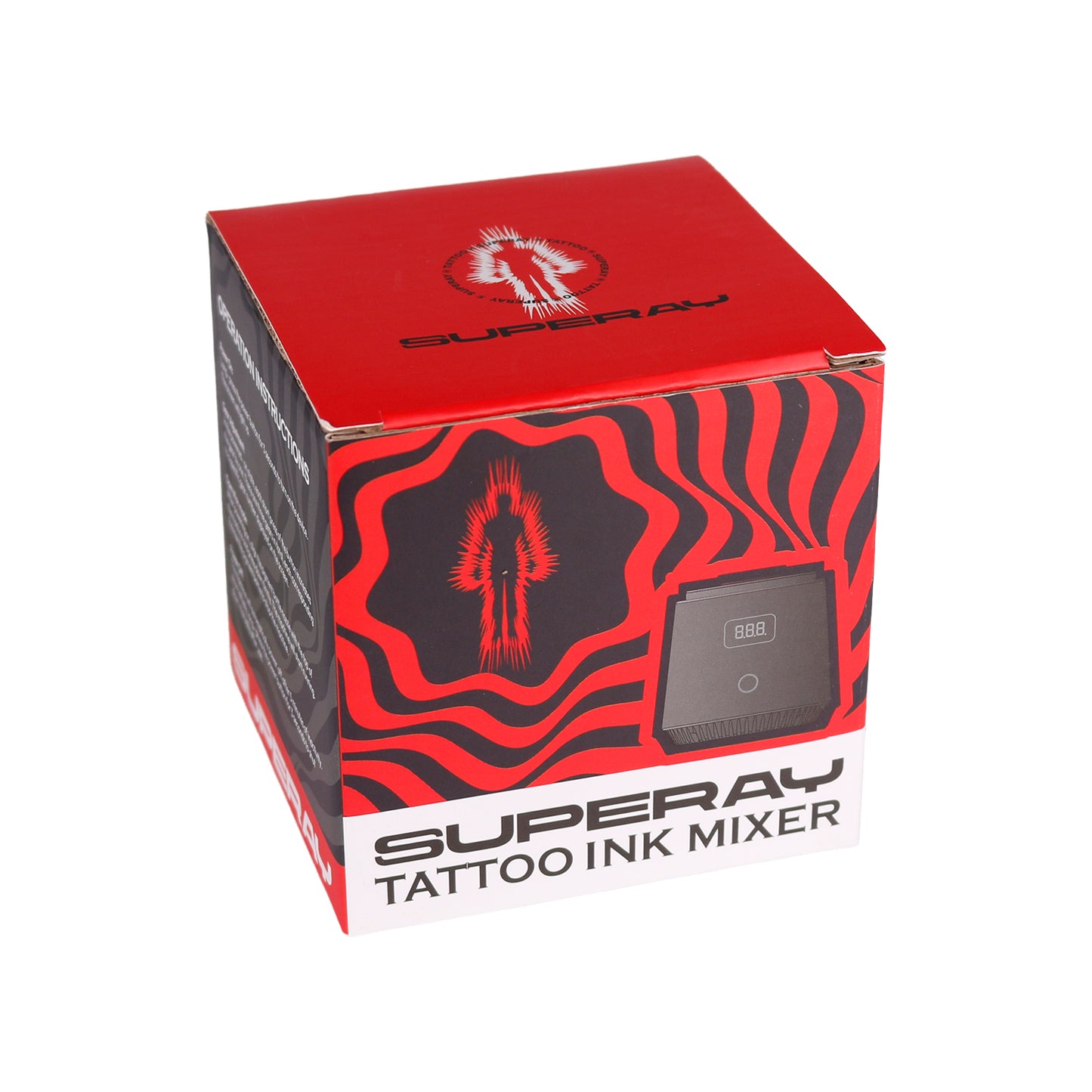 SUPERAY Tattoo Bottle Mixer | Професионален шейкър за мастило