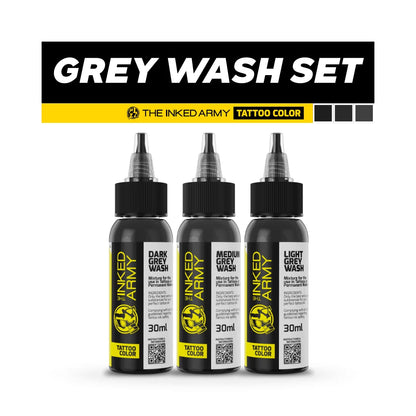 THE INKED ARMY | Grey Wash Set 3 x 30 ml
