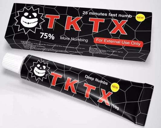 TKTX анестетичен крем 75% черен | TKTX anesthetic cream 75% black