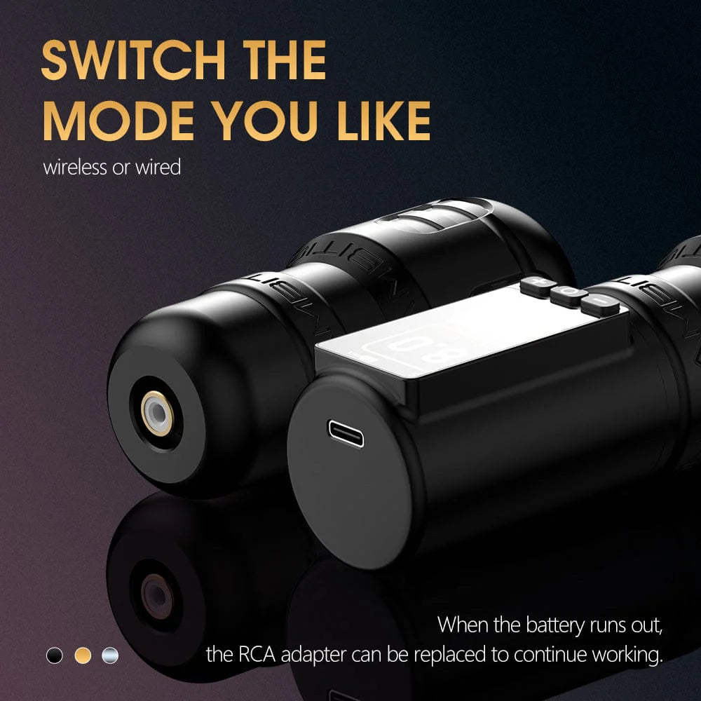 Ambition Torden Max | 4.0 - 3.5mm Wireless Tattoo Pen Machine (Dual Batteries)