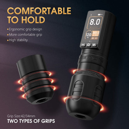 Ambition Torden Max | 4.0 - 3.5mm Wireless Tattoo Pen Machine (Dual Batteries)