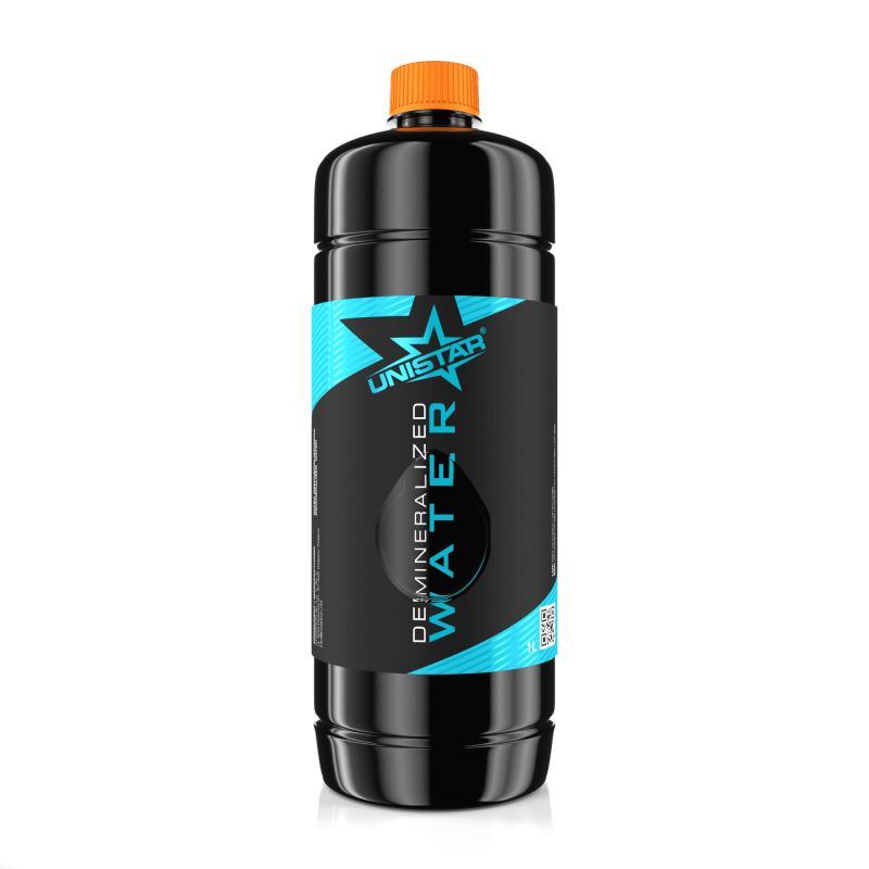 UNISTAR Demineralized Water 1L bottle for tattoo industry use