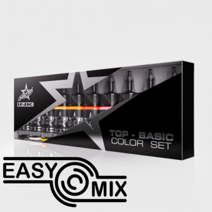Unistar Ink Top Basic Color Set 10x30ml | Reach Compliant