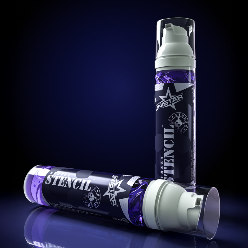 UNISTAR Nebula stencil 90 ml | Stencil gel with soothing ingredients