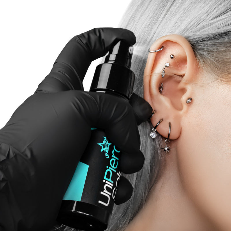 UNISTAR UNIPIERCING SOLUTION 60ML | Professional after-piercing care