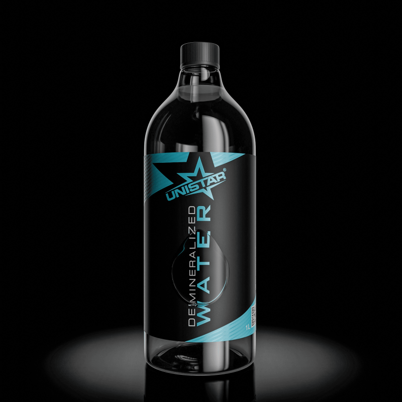 UNISTAR Demineralized Water 1L | Cleanliness and Safety for Professional Tattoos