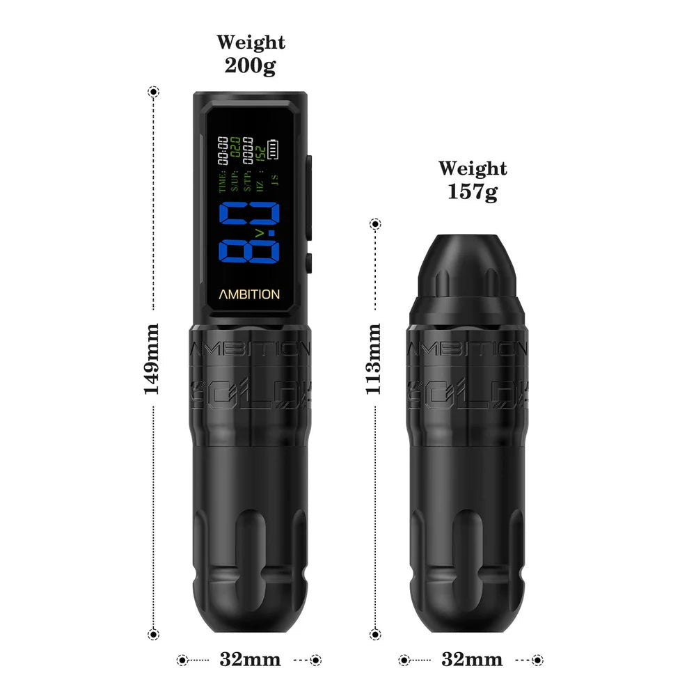 Ambition Soldier 270 S | Wireless Tattoo Pen Machine
