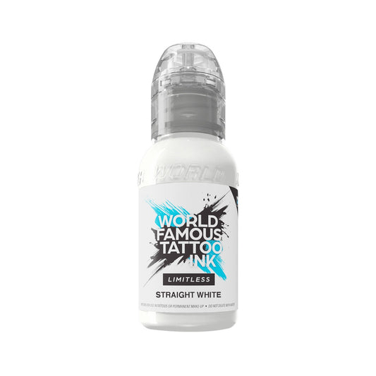 World Famous Limitless Tattoo Ink REACH | Straight White 30ml