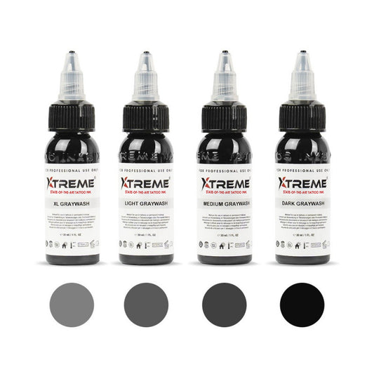XTreme Ink | GRAYWASH SET 4 x 30ml (Reach)