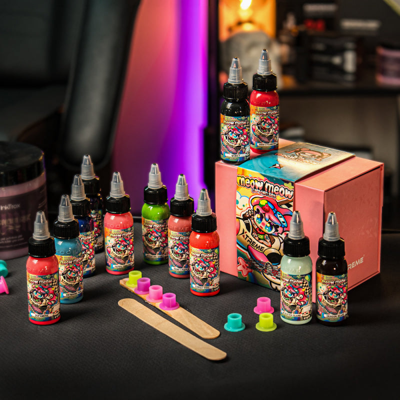 XTreme Ink | MEOW MEOW Cartoon Set 12x30ml (Reach)