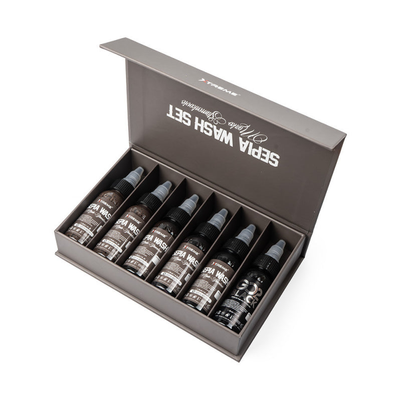 Xtreme Ink | Sepia Wash Set Marko Stamenkovic 6x30ml (REACH )