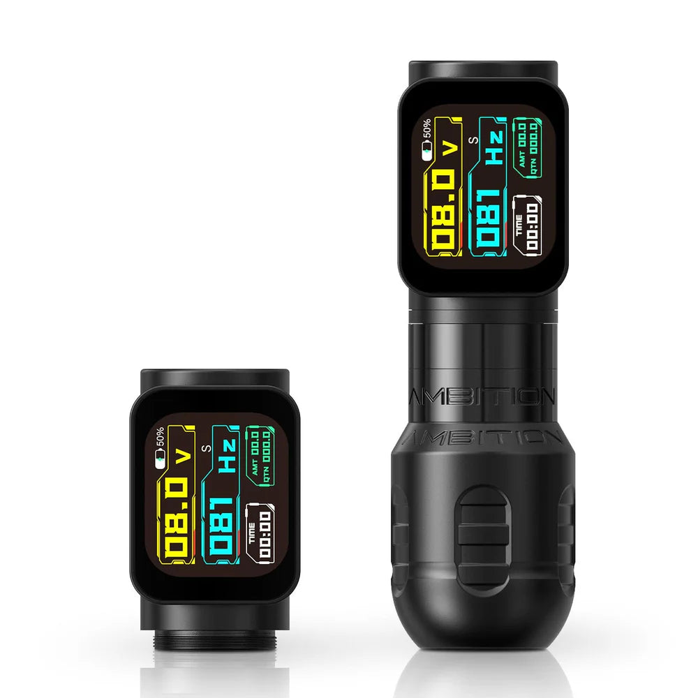 Ambition Zetton Pro | Wireless Tattoo Pen Machine (Dual  Batteries)